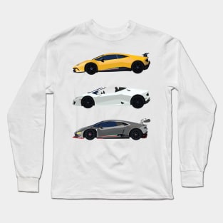 Minimalist Lamborghini Huracán variant Long Sleeve T-Shirt